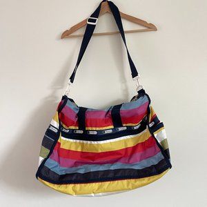 LeSportsac Striped Weekender Bag